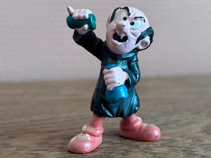 Vintage Gargamel Smurf Figuur (Schleich 1978), Verzamelen, Smurfen, Gebruikt, Verschillende Smurfen, Ophalen of Verzenden