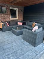 Loungeset Bois Le Duc 270x270cm + stoel + hocker, Ophalen, 6 zitplaatsen, Zo goed als nieuw, Loungeset