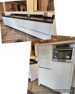 Witte hoogglans NOLTE keuken met separate kasten,stenen blad, Huis en Inrichting, Keuken | Complete keukens, Ophalen, Gebruikt