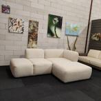 *SHOWROOMMODEL | *NIEUWSTAAT | Teddy stof | Beige | Hoekbank, Modern teddy stof design beige hoekbank bank bankstel sofa, Hoekbank