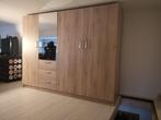 Eiken kledingkast (NIEUWWAARDE: 2376,80), Huis en Inrichting, Ophalen, Gebruikt, 200 cm of meer, Eikenhout