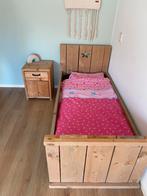 Stijgerhouten peuterbed, Ophalen, Zo goed als nieuw, Eenpersoons, Stijgerhout
