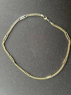 ZWAAR GOLD PLATED VERGULDE GOUDEN KETTING GOURMET SCHAKEL, Ophalen of Verzenden, Zo goed als nieuw, Goud, Overige materialen