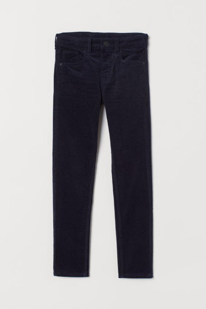 H&M jongens corduroy broek donkerblauw maat 158, Kinderen en Baby's, Kinderkleding | Maat 158, Nieuw, Jongen, Broek, Ophalen of Verzenden