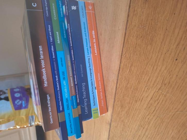 Studieboeken HBO Leraar Engels, Boeken, Studieboeken en Cursussen, Zo goed als nieuw, HBO, Alpha, Ophalen of Verzenden