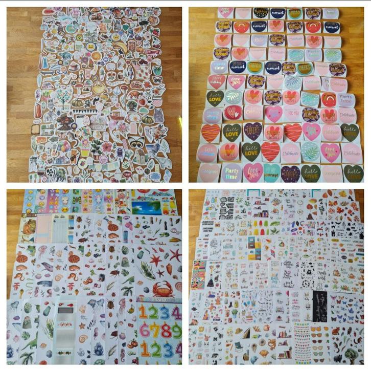 Knutselpakket, kaarten maken, Bulletjournal, scrapbook, Hobby en Vrije tijd, Kaarten | Zelf maken, Zo goed als nieuw, Overige thema's