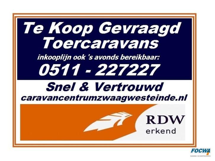 Hobby De Luxe Gezocht Alle Caravan, Caravans en Kamperen, Caravans, Bedrijf, Treinzit, Hobby, 2 aparte bedden, Dwarsbed, Dwars-stapelbed