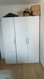 Witte Kledingkast Set (3-deurs) incl. Legplanken, Ophalen, Overige materialen, 200 cm of meer, 150 tot 200 cm