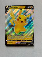 Pikachu V Jumbo Kaart – SWSH198 Pokemon kaarten, Verzenden, Zo goed als nieuw, Losse kaart