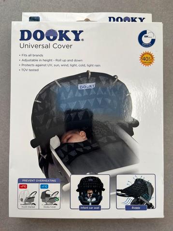 Zwart grijze Dooky cover Maxi Cosi of kinderwagen NIEUW!!