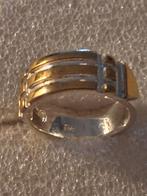 Atlantis ring Goud op Zilver 7 mm breed, Sieraden, Tassen en Uiterlijk, Ringen, Verzenden, Zo goed als nieuw, Dame, Goud