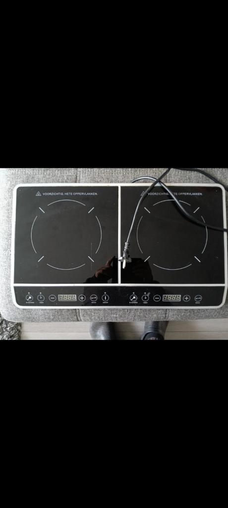 Elektrische Kookplaat - 2 Zones, Witgoed en Apparatuur, Kookplaten, Ophalen of Verzenden