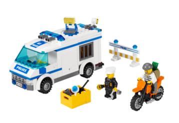 LEGO 7286 Police Prisoner Transport Politiebus met motor beschikbaar voor biedingen