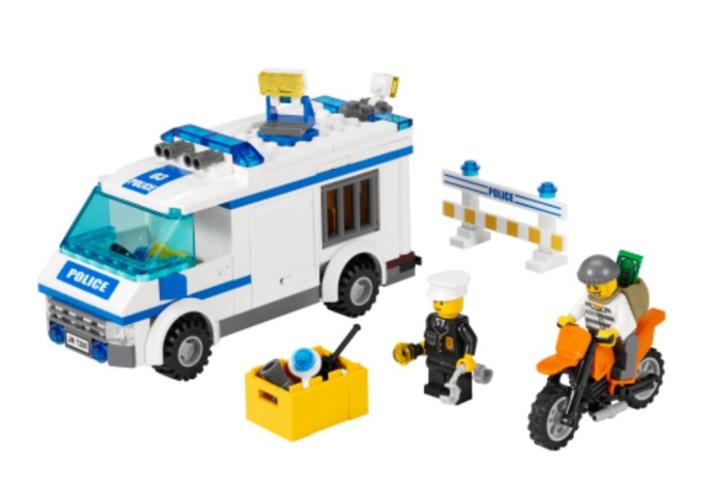 LEGO 7286 Police Prisoner Transport Politiebus met motor, Kinderen en Baby's, Speelgoed | Duplo en Lego, Zo goed als nieuw, Lego