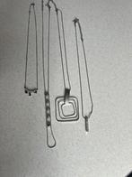 4 kettinkjes, Ophalen of Verzenden, Zo goed als nieuw, Zilver, Overige materialen