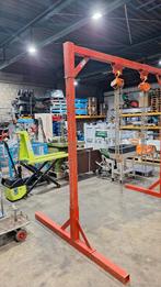 Hijsportaal Portaalkraan Hefbrug met twee takels, 2 ton max., Ophalen, Gebruikt, Industriepark 2a 9351PA Leek, H.O.Albert Ale Slotema