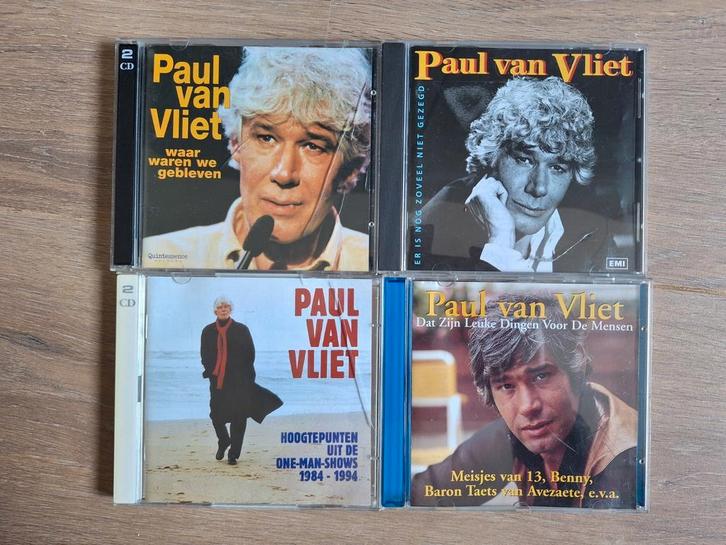Paul van Vliet 2 dubbele en 2 enkele cd's., Cd's en Dvd's, Cd's | Nederlandstalig, Zo goed als nieuw, Levenslied of Smartlap, Ophalen of Verzenden