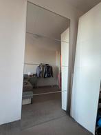 IKEA AULI / MEHAMN Schuifdeurset, spiegelglas / eikkeneffect, Huis en Inrichting, Ophalen, 200 cm of meer, 150 tot 200 cm, Zo goed als nieuw