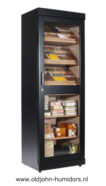 ADORINI ROMA HUMIDOR KAST KABINET  ZWART 6000 SIGAREN  h190 beschikbaar voor biedingen