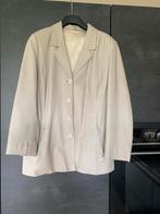 Lichtgekleurde leren blazer uit Turkije, Beige, Maat 42/44 (L), Ophalen of Verzenden, Zo goed als nieuw