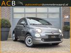 Fiat 500 Dolsevita Chroom-Line Navigatie Hybride. Panoramada, Auto's, Stof, Gebruikt, Metallic lak, Handgeschakeld