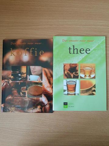 Kookboekjes over koffie en thee beschikbaar voor biedingen