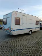 TEC WELTBUMMLER 530 DB 2010 +VOORTENT+VAST BED ETC. IZGS, Caravans en Kamperen, Caravans, Bedrijf, 5 tot 6 meter, Vast bed, Standaardzit