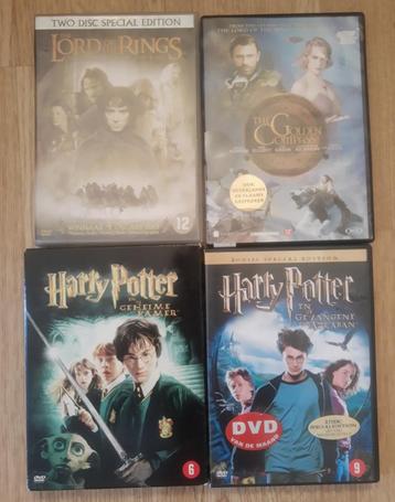 4x FANTASY / Harry Potter - Golden Compass - LOTR-1 (2-disc) beschikbaar voor biedingen