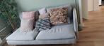 Tweedelige Ikea-bank/beige-brown, Huis en Inrichting, Banken | Sofa's en Chaises Longues, 150 tot 200 cm, Driepersoons, 75 tot 100 cm
