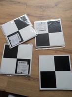 plaktegels, zwart wit, 20 bij 20cm, Doe-het-zelf en Verbouw, Nieuw, Ophalen of Verzenden, Minder dan 5 m², Wandtegels