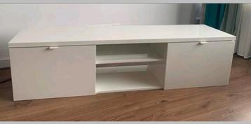 Witte TV meubel met opbergruimte