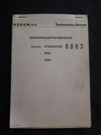 NZH / NZHVM – bus 6883 blok Technische Dienst, Verzamelen, Ophalen of Verzenden, Zo goed als nieuw, Bus of Metro, Overige typen