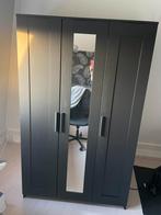IKEA BRIMNES kledingkast 117x190 cm zwart, Huis en Inrichting, Ophalen, Met hangruimte, 50 tot 100 cm, Zo goed als nieuw