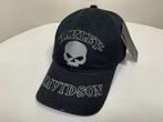 Harley pet, cap, Willy G Skull, Zwart, nieuw., Ophalen of Verzenden, Nieuw met kaartje, Overige typen