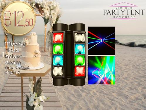 Moving head huren voor trouwfeest lichtshow, Hobby en Vrije tijd, Feestartikelen | Verhuur, Nieuw, Ophalen