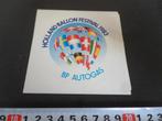sticker Holland Ballon Festival 1983  BP Autogas  *, Ophalen, Zo goed als nieuw, Sticker