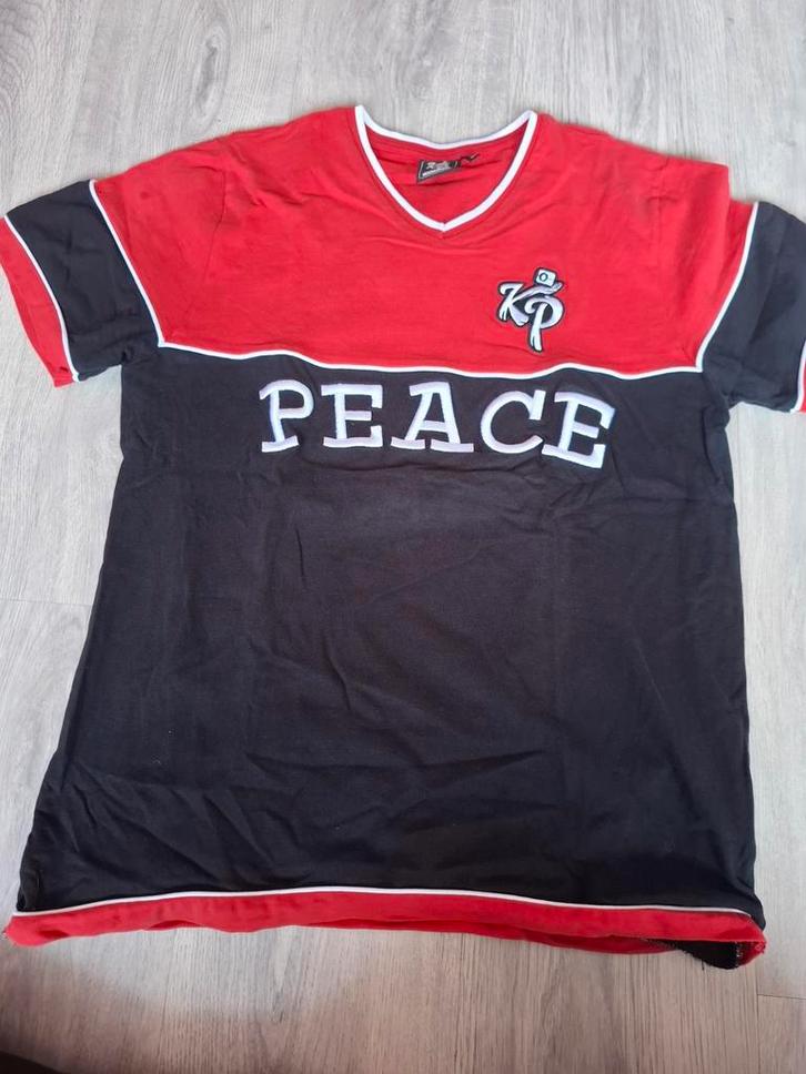 Enzo Knol Knolpower T-shirt, Kleding | Dames, T-shirts, Gedragen, Maat 38/40 (M), Rood, Korte mouw, Ophalen