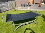 Hangmat 2 persoons, Tuin en Terras, Meerpersoons, Ophalen of Verzenden, Zo goed als nieuw, Met standaard