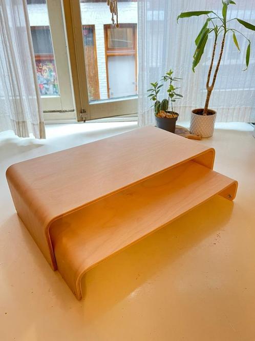 Laptop and Monitor Stand (wooden/2 tier), Computers en Software, Laptopstandaarden, Zo goed als nieuw, Ophalen of Verzenden