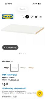 Komplement 3 planken nieuw, Nieuw, Minder dan 100 cm, 25 tot 50 cm, 50 tot 100 cm