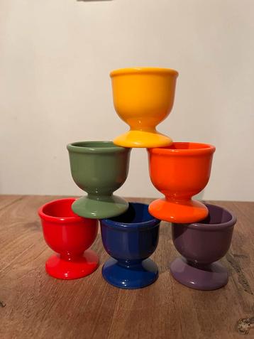 Retro Emsa Eierdopjes Set van 6, Jaren '70 beschikbaar voor biedingen