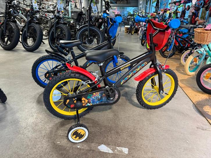 FIETSMASTER Batman Kinderfiets - Jongens - 14 inch - Zwart, Fietsen en Brommers, Fietsen | Kinderfietsjes, Gebruikt, 20 inch of meer