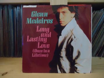7" Single Glenn Medeiros - Long And Lasting Love (Once In A beschikbaar voor biedingen