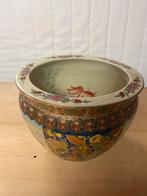 Antieke Chinese Cachepot Handbeschilderd Keramiek Bloempot P, Antiek en Kunst, Ophalen