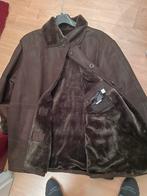 Winter dames jas met bontkraag ,Maat 42/44 leer/suede, Ophalen of Verzenden, Zo goed als nieuw, Maat 46/48 (XL) of groter, Bruin