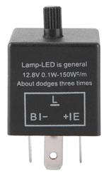 Instelbaar knipperlicht relais 3 pin, Ophalen of Verzenden