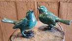 VOGELS / set / brons / MUSSEN / tuinbeeld / groen, Dierenbeeld, Nieuw, Info@huisentuindecoratiemarie.nl, Huis en tuin decoratie marie