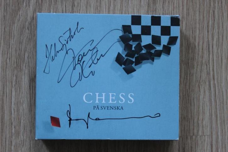 ABBA/ Benny/ Björn - Chess På Svenska 2CD - GESIGNEERD!!!, Cd's en Dvd's, Cd's | Filmmuziek en Soundtracks, Zo goed als nieuw