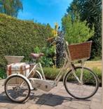 Driewieler transportfiets creme - volwassenen, Fietsen en Brommers, Fietsen | Driewielfietsen, Ophalen, Gebruikt