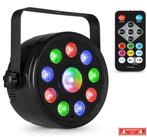 Mini led par disco lamp met A.B., Ophalen of Verzenden, Nieuw, Licht, Kleur